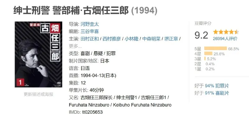 古田任三郎系列合集 电视剧