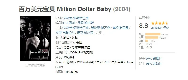 百万美元宝贝 电影