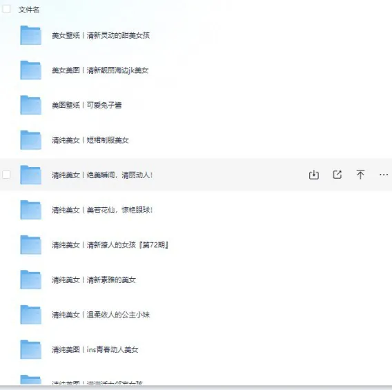 美女美图壁纸资源大合集 学习资料